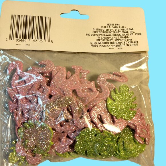 Summer Vibes Flamingo Party 24 Plates 25 Napkins Lets Flamingle Table Scatter - Picture 10 of 11